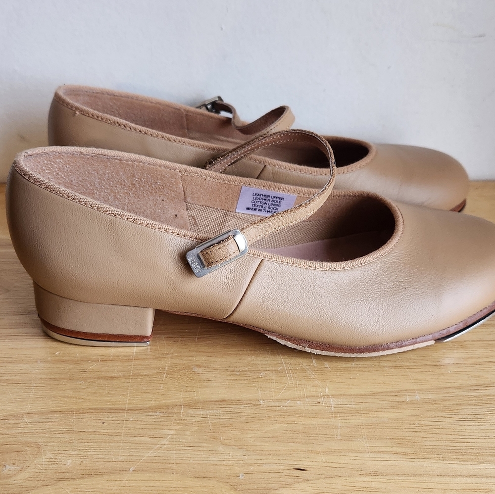 Tap Shoes Leather Bloch Mary Jane Dance Studio Art